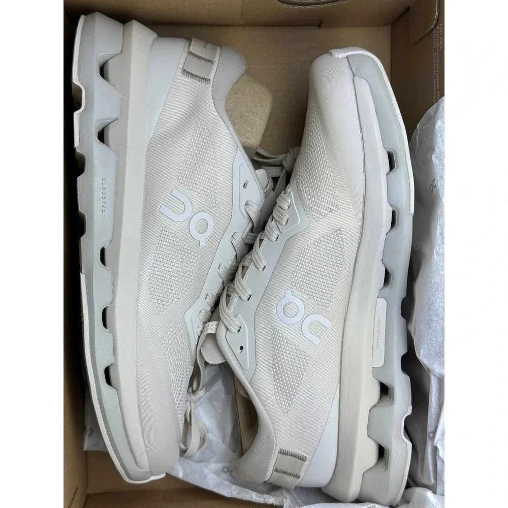 On Cloudzone Women 7.5 Pearl Truffle Running Shoes 3WF10074315 Sneakers